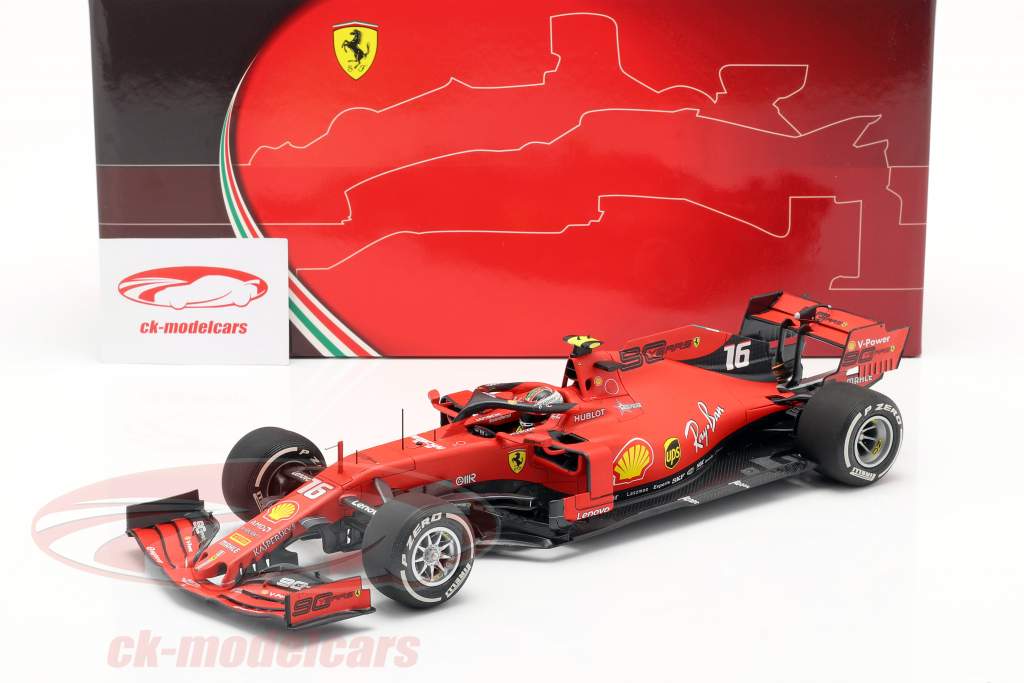 Charles Leclerc Ferrari SF90 #16 Vincitore italiano GP formula 1 2019 1:18 BBR