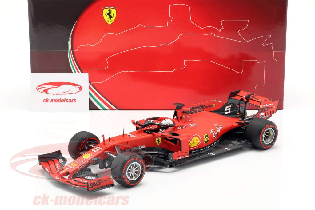 Sebastian Vettel Ferrari SF90 #5 italiensk GP formel 1 2019 1:18 BBR