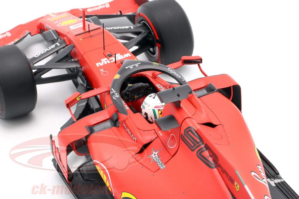 Sebastian Vettel Ferrari SF90 #5 italiensk GP formel 1 2019 1:18 BBR