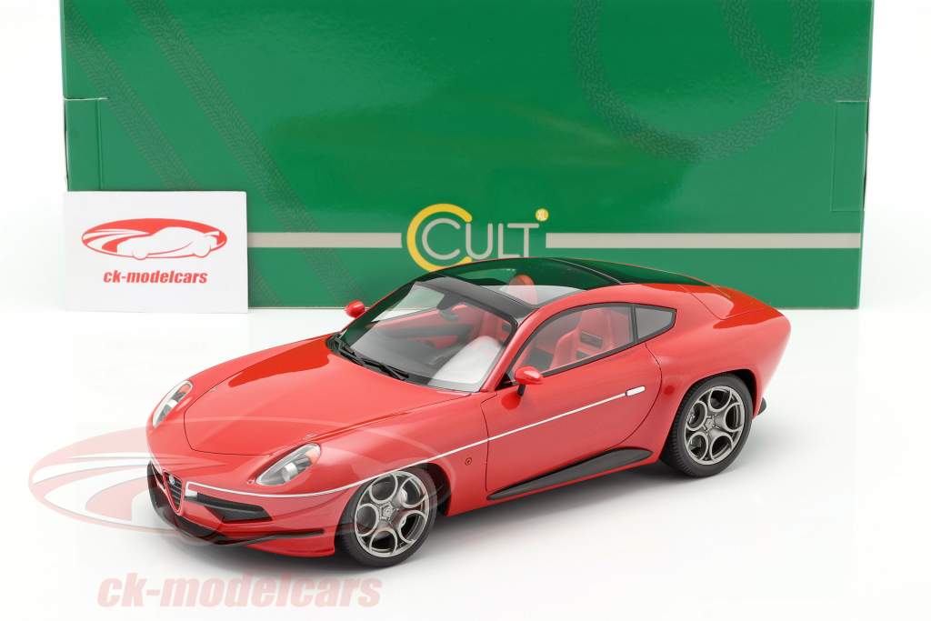 Alfa Romeo Disco Volante by Touring 2013 rød metallisk 1:18 Cult Scale