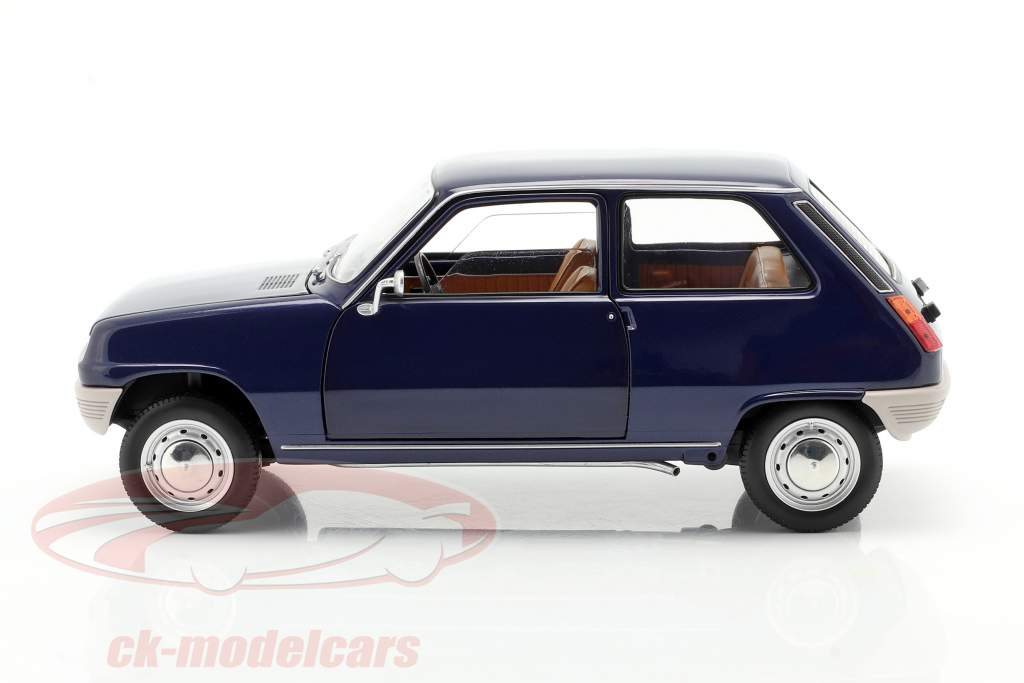Renault 5 Byggeår 1973 mørkeblå 1:18 Norev