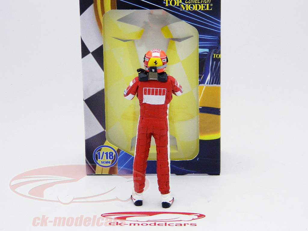 Michael Schumacher Fahrerfigur Formel 1 2006 stehend Ready to Race 1:18 TopMo