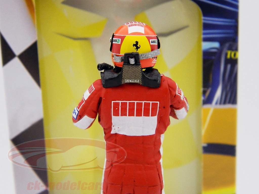 Michael Schumacher Fahrerfigur Formel 1 2006 stehend Ready to Race 1:18 TopMo
