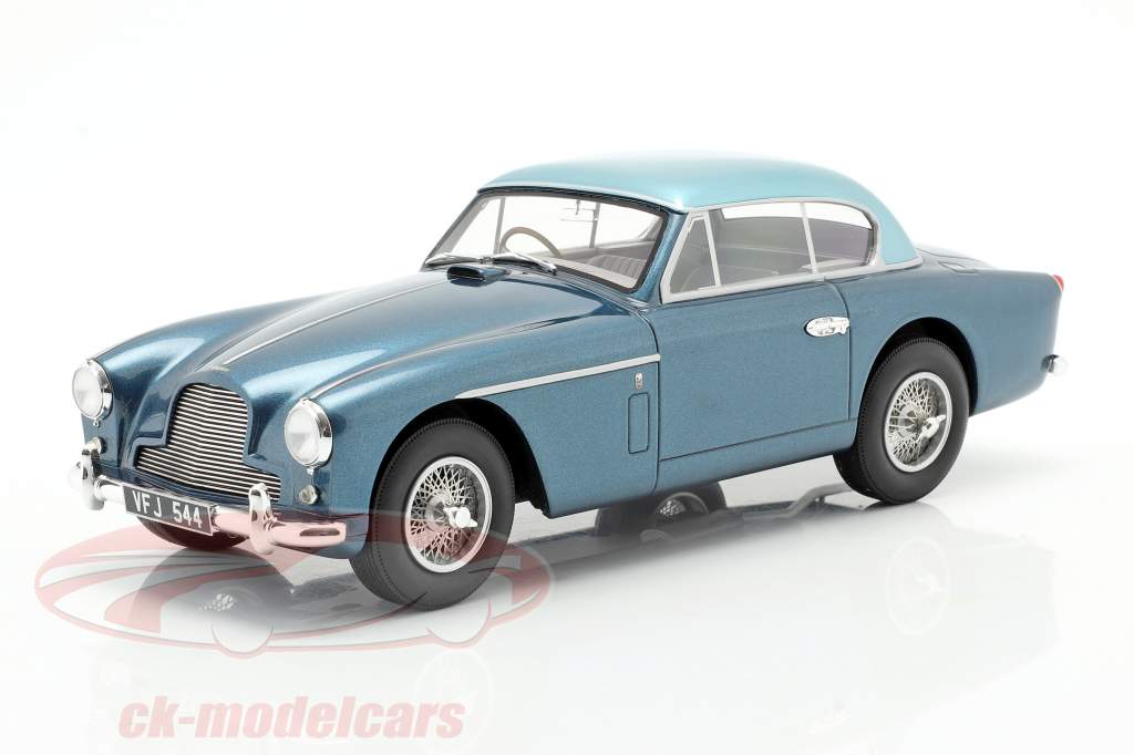 Aston Martin DB 2-4 MK II FHC Notchback 1955 blauw metalen 1:18 Cult Scale