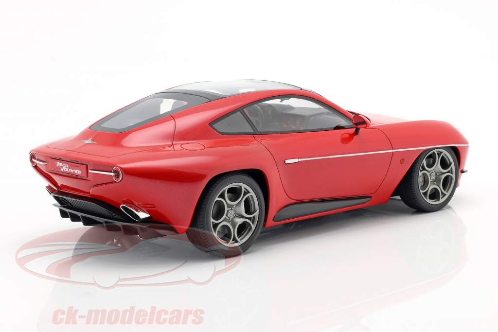 Alfa Romeo Disco Volante by Touring 2013 rød metallisk 1:18 Cult Scale