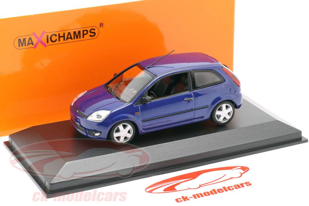 Minichamps 1:43 Ford Fiesta year 2002 blue metallic 940081121