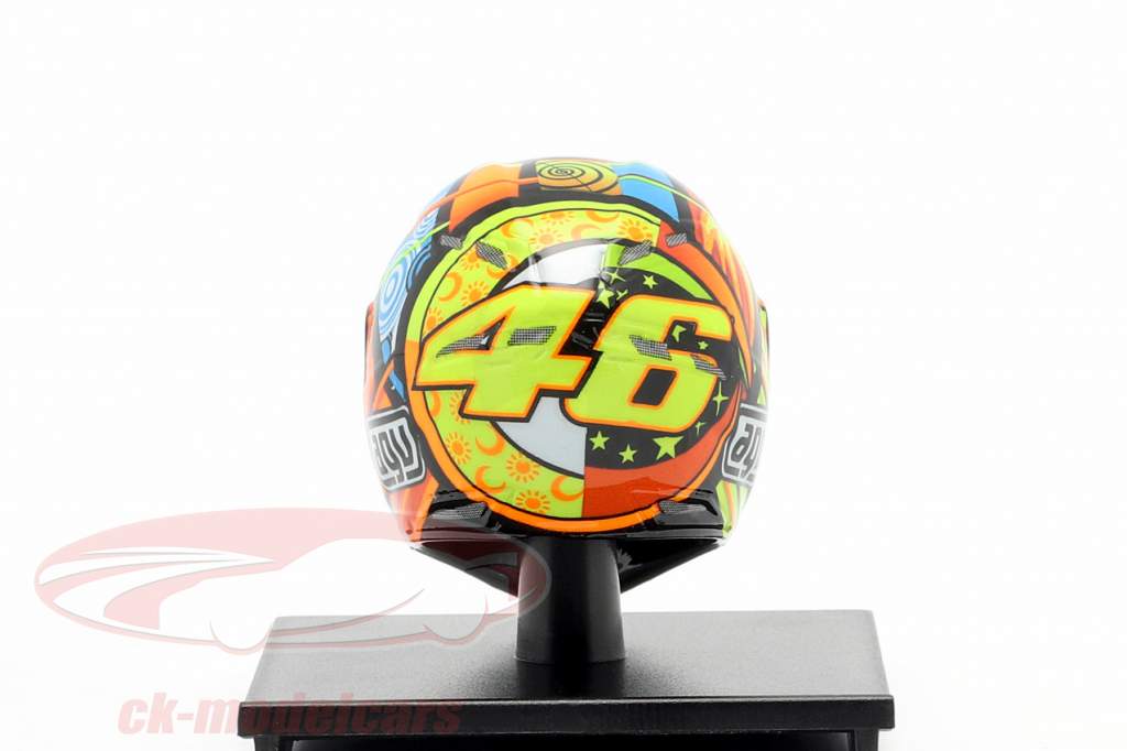Valentino Rossi MotoGP Valencia 2011 AGV hjelm 1:10 Minichamps