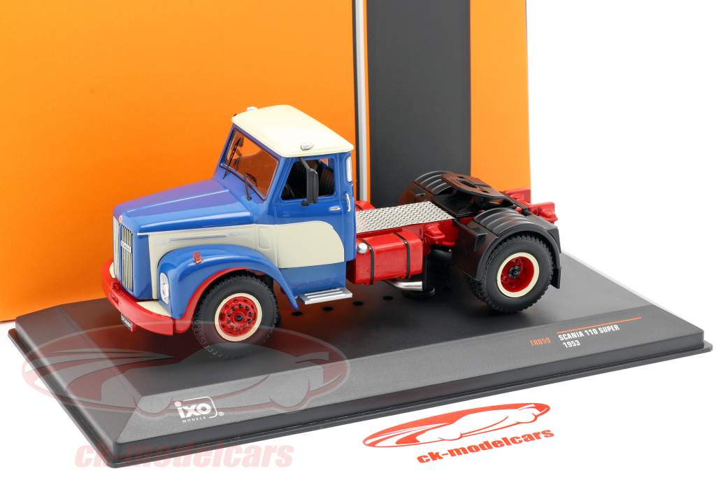 Scania 110 Super Грузовая машина Год постройки 1953 синий / белый / красный 1:43 Ixo