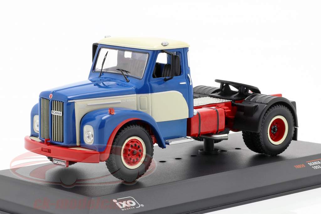 Scania 110 Super Грузовая машина Год постройки 1953 синий / белый / красный 1:43 Ixo