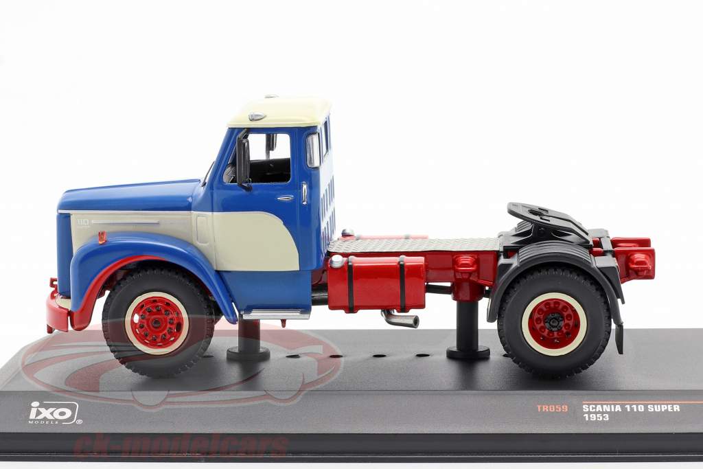 Scania 110 Super Грузовая машина Год постройки 1953 синий / белый / красный 1:43 Ixo