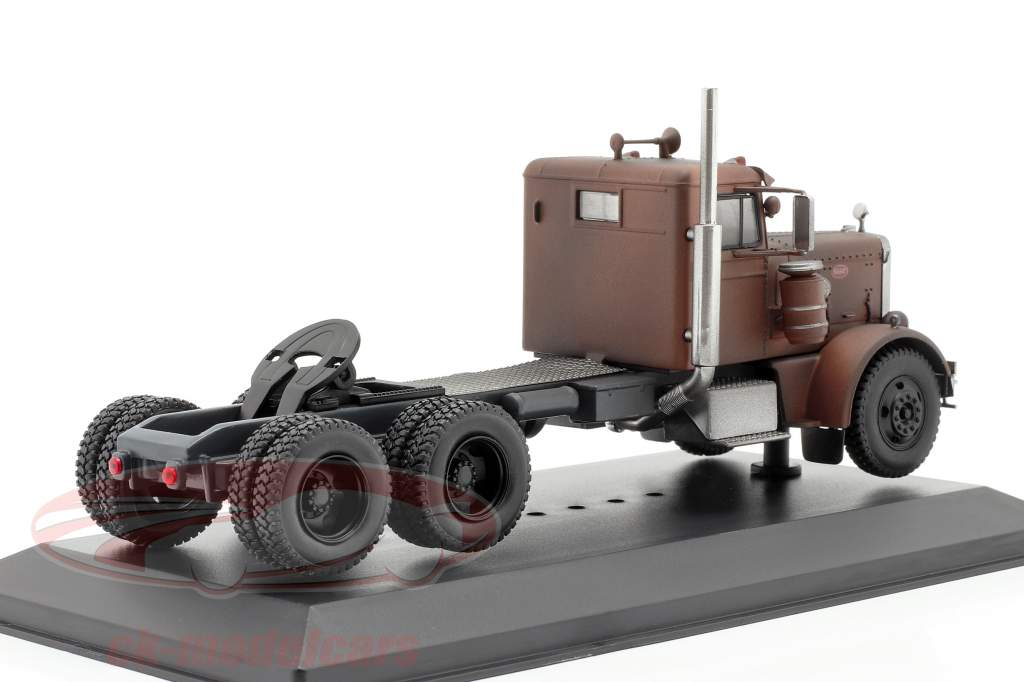 Peterbilt 281 卡车 建设年份 1956 垫 棕色 / 生锈的 版 1:43 Ixo