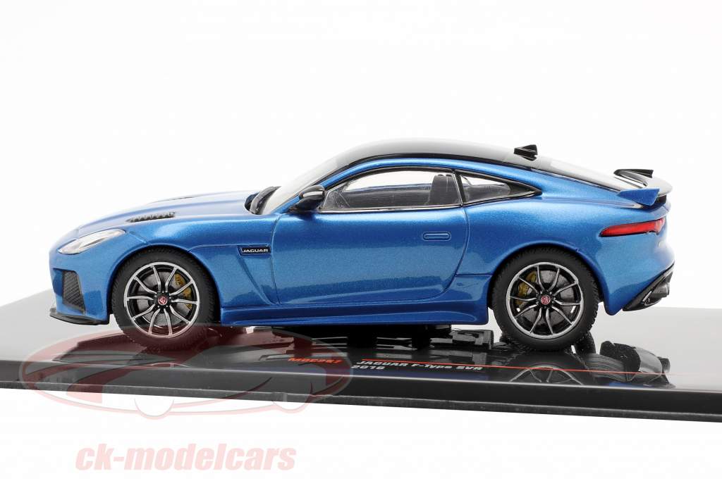 【中古】ixo 1/43 ジャガー Fタイプ SVR 2016 ブルー ミニカー【箱色あせあり】[10][240010475245] 中古】箱日焼け)1/43 イクソ ジャガー Fタイプ SVR 2016 ブルー