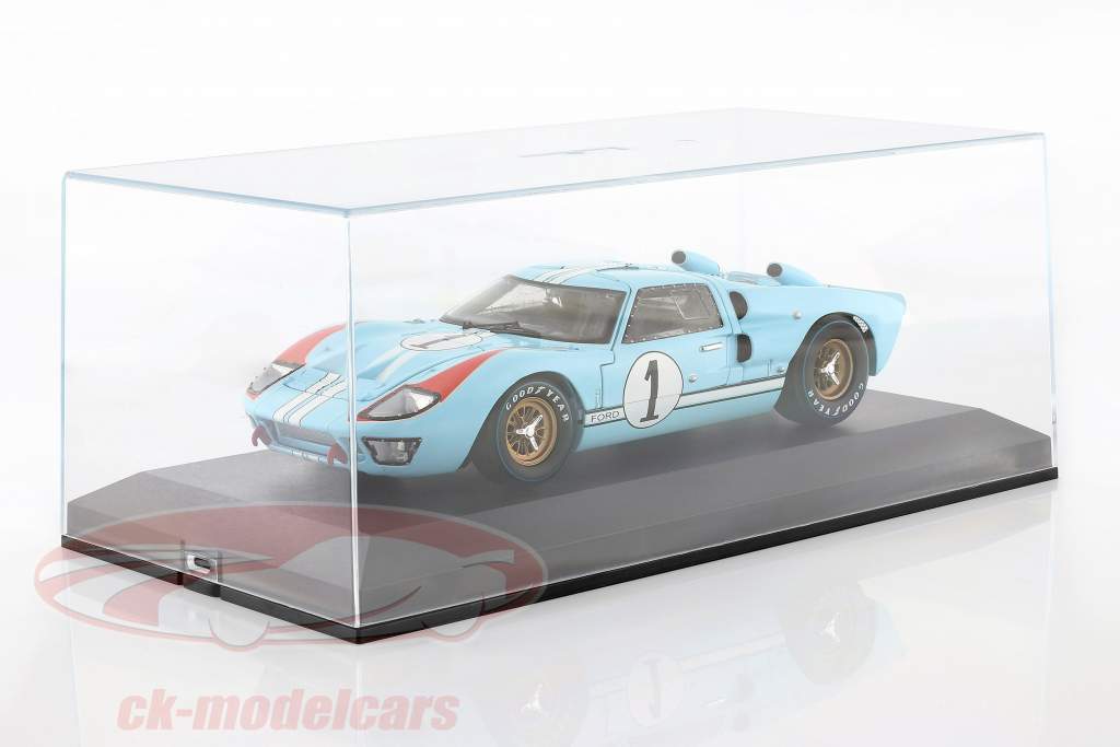 Eksklusivt enkelt skærm for modelbiler 1:18