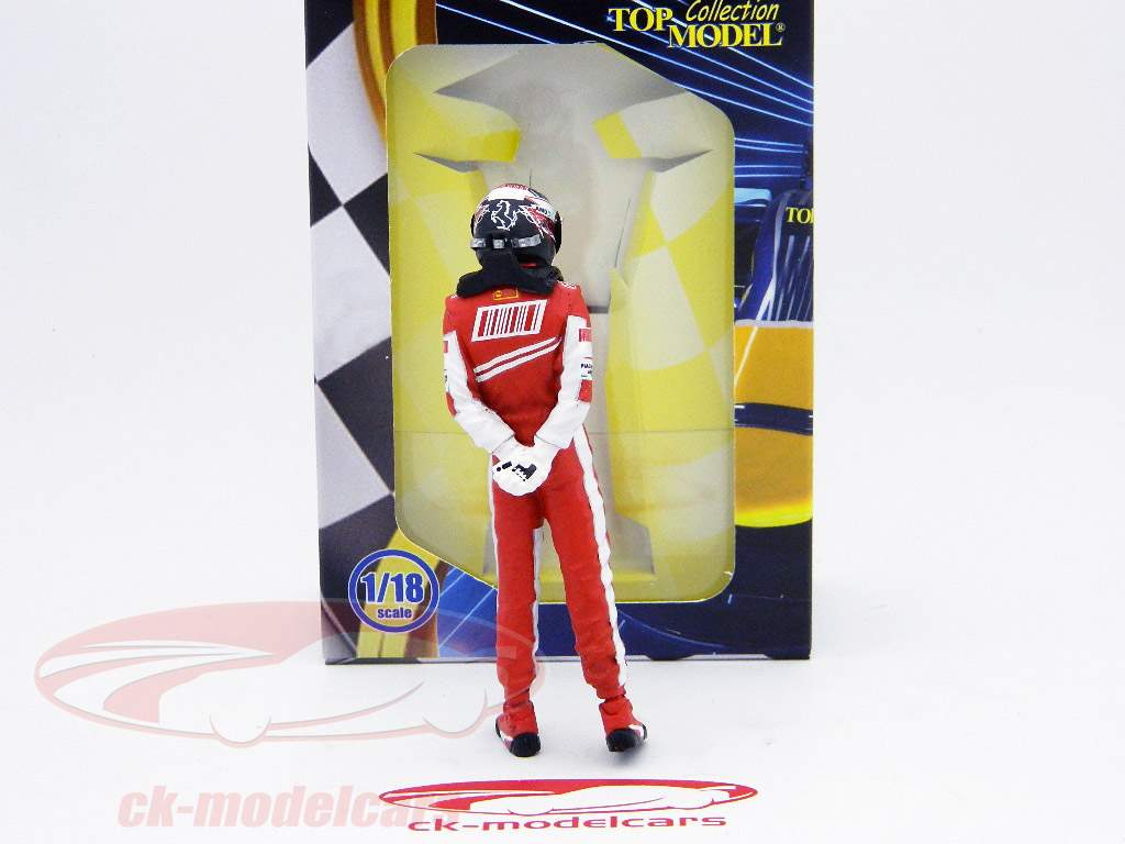 K.Raikkonen driver figure formula 1 world champion 2007 standing Ed.2 1:18 TopMo