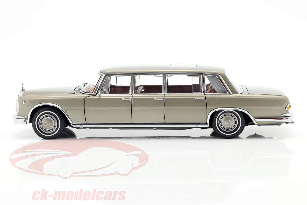 Mercedes-Benz Pullman (W 100) Limousine with sunroof mink grey 1:18 CMC