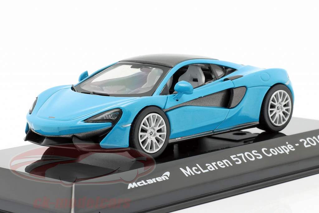McLaren 570S Coupe 建设年份 2016 蓝色 金属的 / 黑色 1:43 Altaya