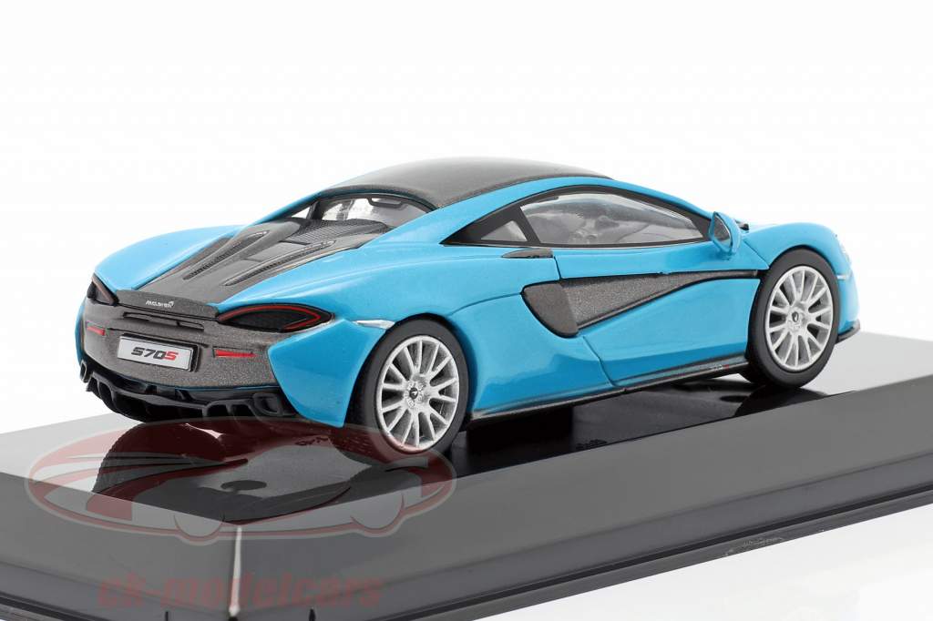 McLaren 570S Coupe Byggeår 2016 blå metallisk / sort 1:43 Altaya