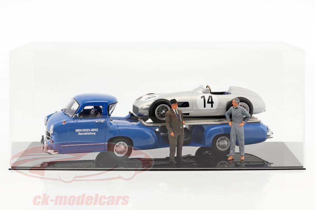 haut qualité vitrine pour 1 Modelcar en échelle 1:12 ou 2 modelcars en échelle 1:18 noir SAFE