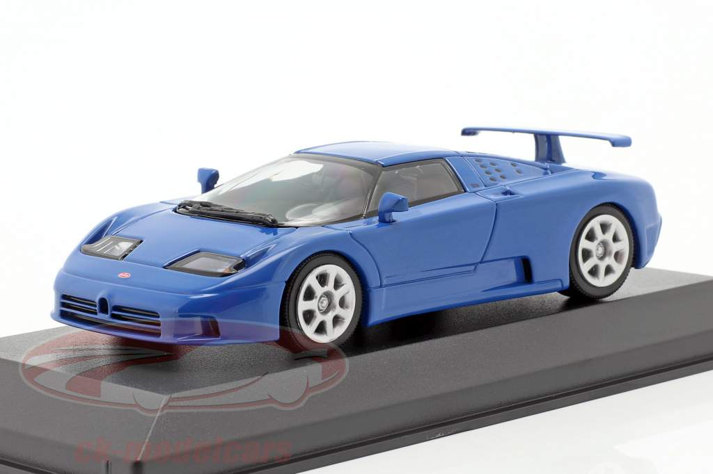 Bugatti EB 110 year 1994 blue 1:43 Minichamps