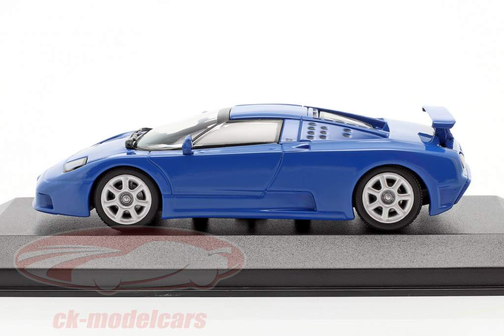 Bugatti EB 110 year 1994 blue 1:43 Minichamps