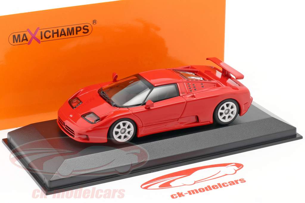 Bugatti EB 110 year 1994 red 1:43 Minichamps