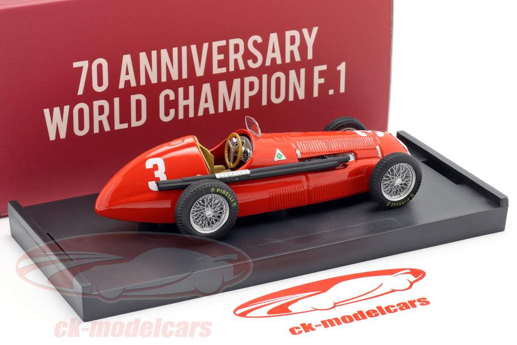 Luigi Fagioli Alfa Romeo 158 #3 2 ° Gran Bretagna GP formula 1 1950 1:43 Brumm