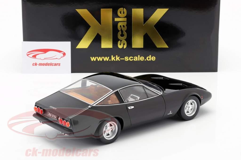 Ferrari 365 GTC4 year 1971 black 1:18 KK-Scale