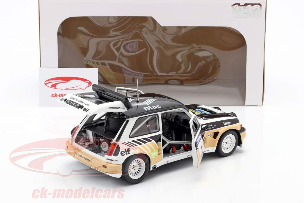Renault Maxi 5 Turbo #1 Winner Rallye du Var 1986 Chatriot, Perin 1:18 Solido