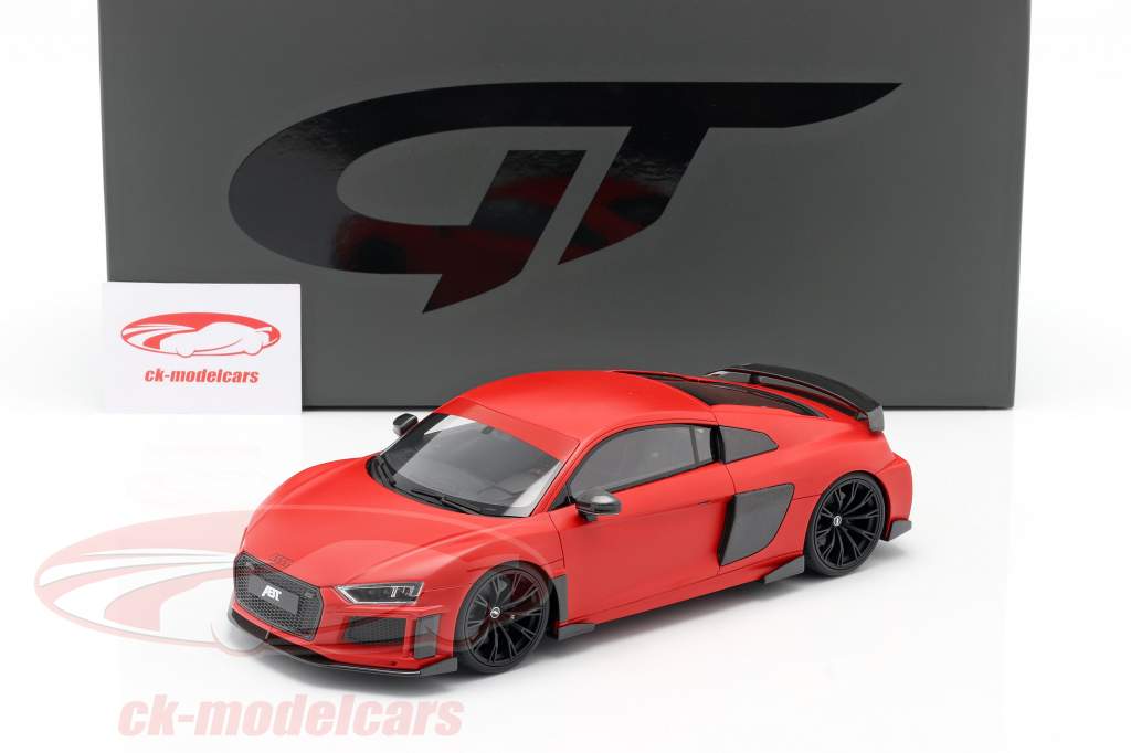 Audi R8 ABT year 2019 mat red 1:18 GT-SPIRIT