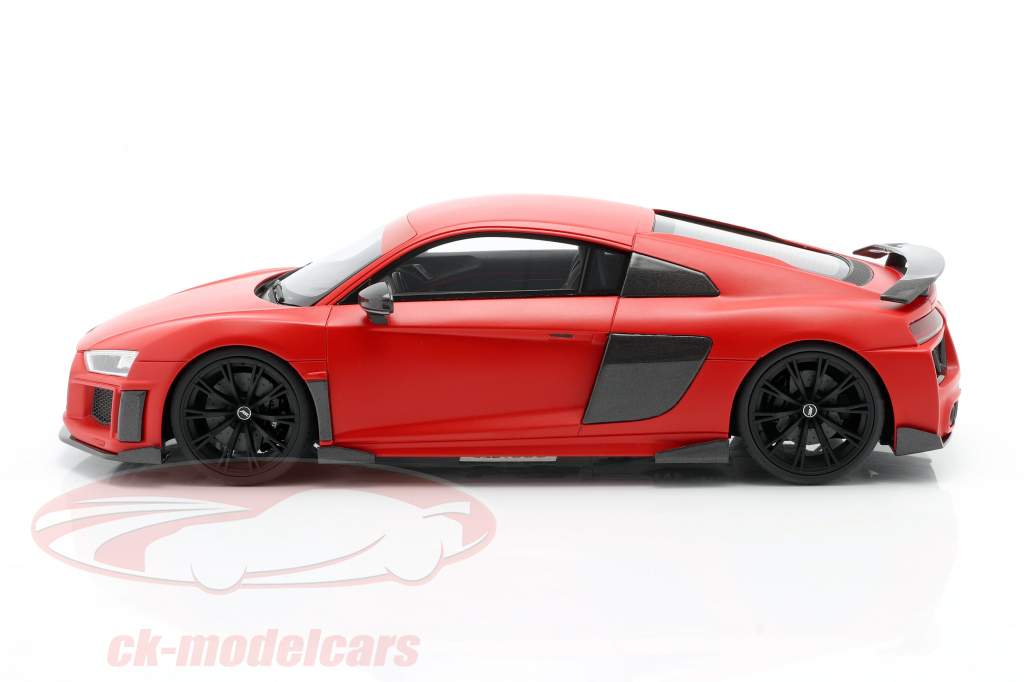 Audi R8 ABT year 2019 mat red 1:18 GT-SPIRIT