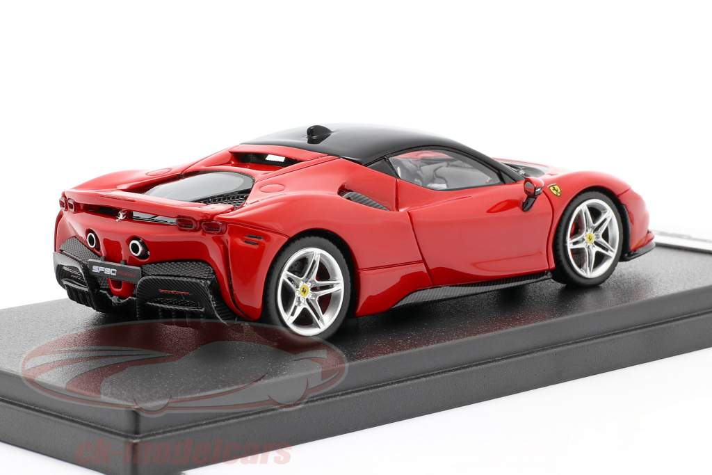 Ferrari SF90 Stradale Byggeår 2019 rød / sort 1:43 LookSmart