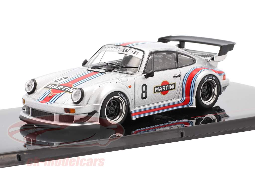 Porsche 911 (930) RWB #8 Rauh-Welt Martini silber 1:43 Ixo