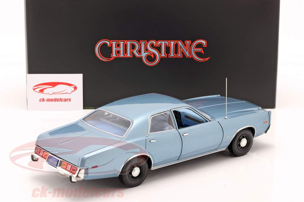 Plymouth Fury Film Christine 1983 Detective Rudolph Junkins blau 1:18 Greenlight