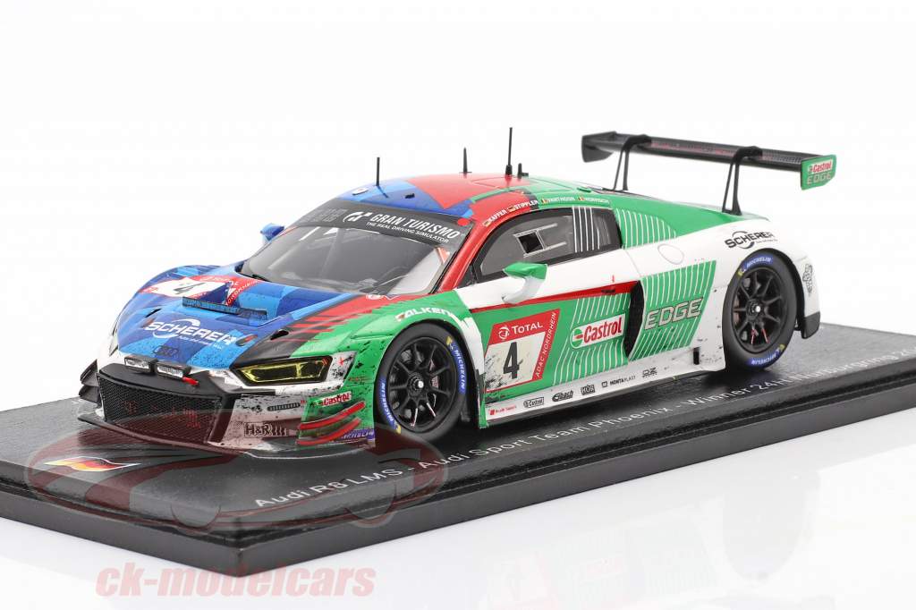 Audi R8 LMS GT3 #4 Vinder 24h Nürburgring 2019 Snavset version 1:43 Spark
