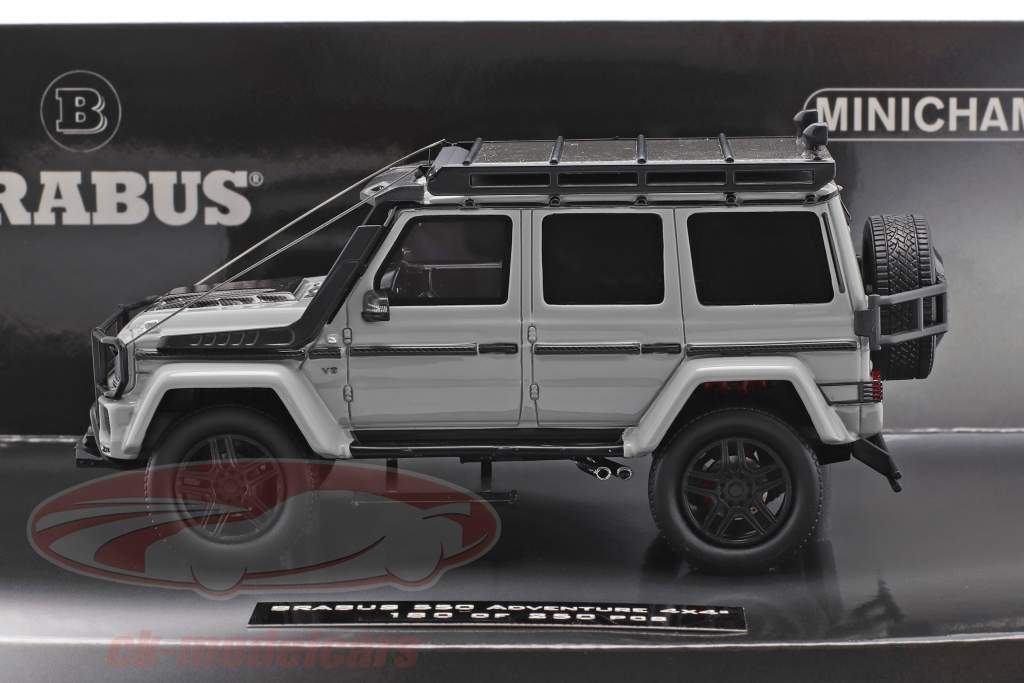 Brabus 550 Adventure 4x4 year 2017 light gray 1:43 Minichamps
