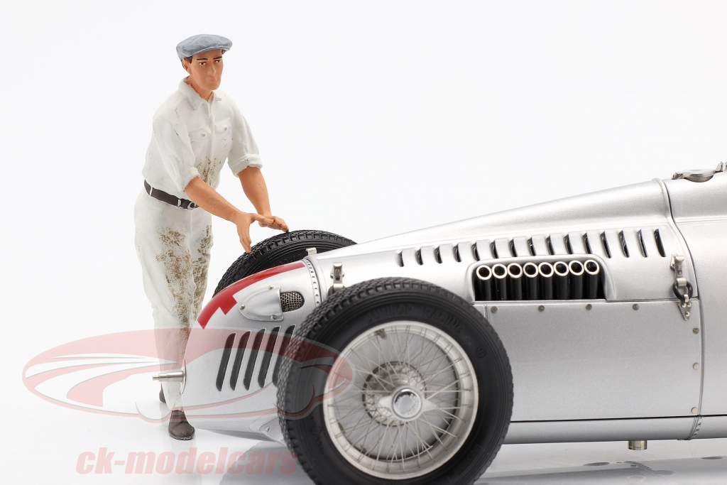 メルセデス メカニック 突きつけ インクルード レーシングカー 1:18 Figutec 図