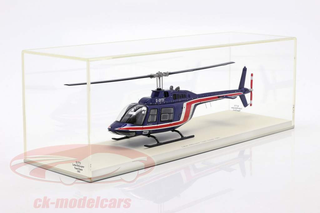 Team Lotus Helikopter Team Essex Formel 1 1981 blau / rot 1:43 Spark