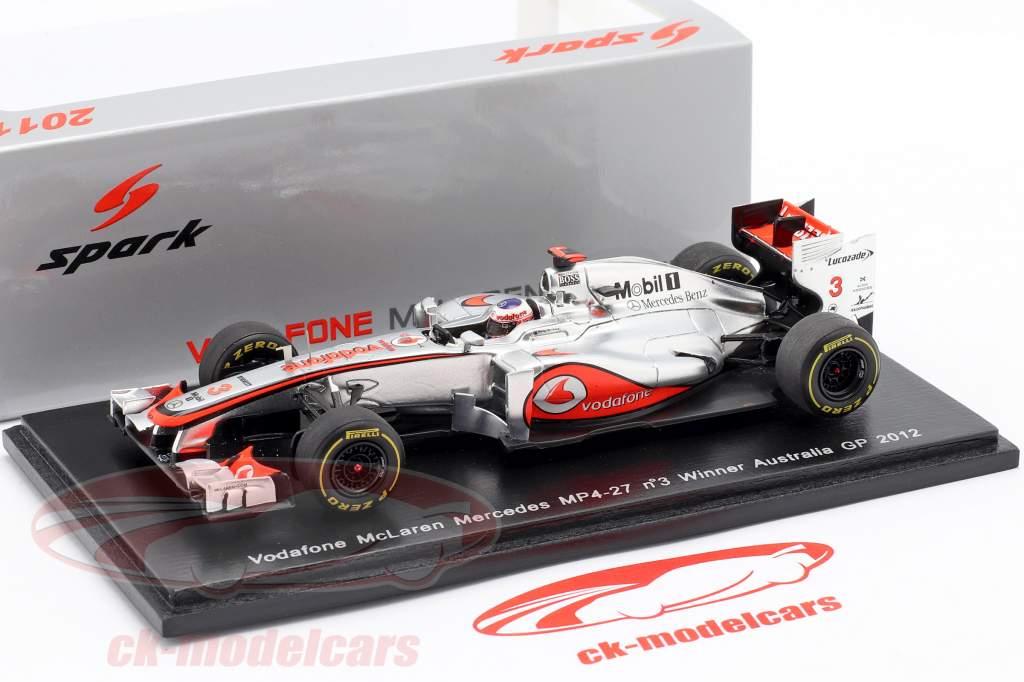 J. Button McLaren MP4-27 #3 Winner Australia GP Formel 1 2012 1:43 Spark