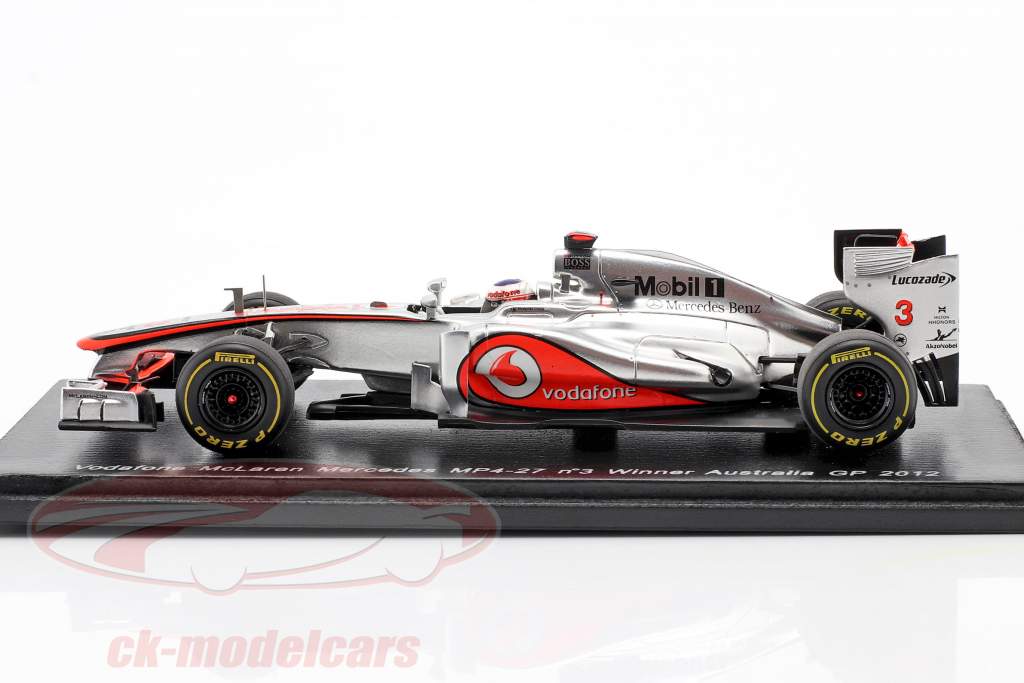 J·バトンマクラーレンMP4-27＃3勝者オーストラリアGPフォーミュラ1 2012 1時43スパーク