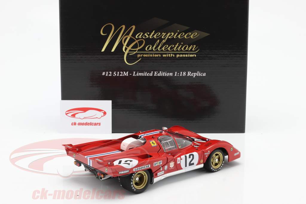 Ferrari 512M #12 3. 24h LeMans 1971 Posey, Adamowicz 1:18 GMP
