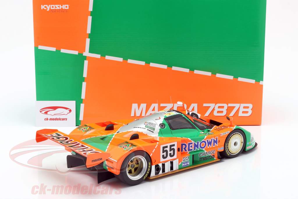 京商オリジナル1/12 MAZDA 787B #55 LE MANS 1991 Kyosho 1:12 Mazda 787B #55 Winner 24h LeMans 1991 Weidler
