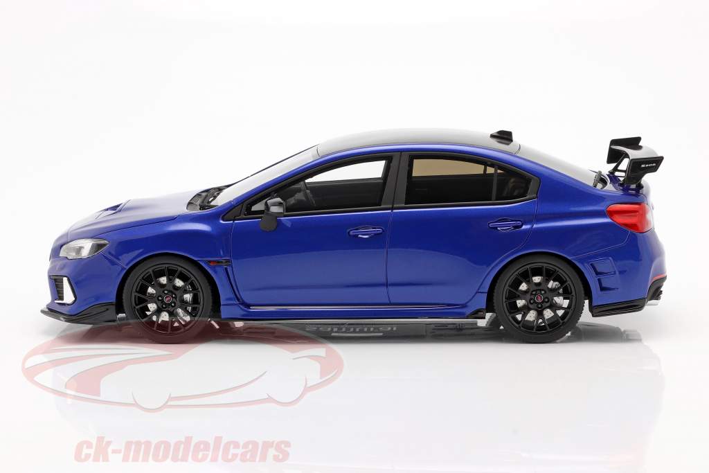 Subaru STI S208 NBR Challenge Bouwjaar 2018 blauw 1:18 Kyosho