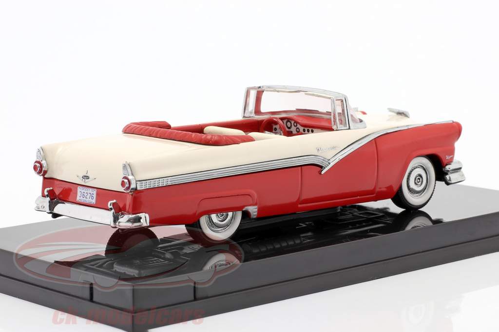 Ford Fairlane Open Convertible 年 1956 红 / 白色 1:43 Vitesse