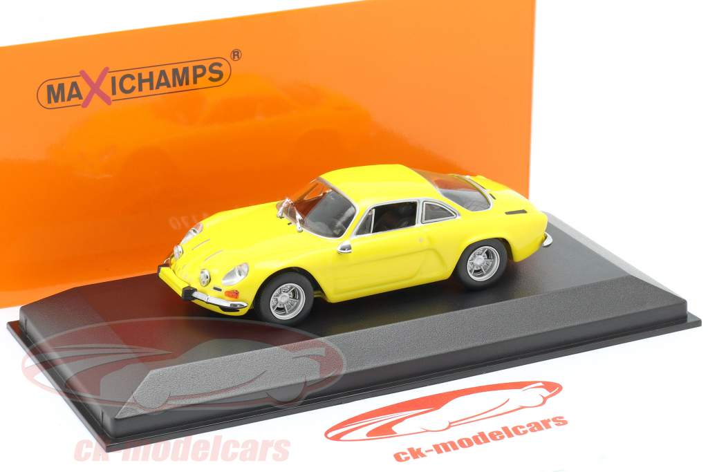 Renault Alpine A110 år 1971 gul 1:43 Minichamps
