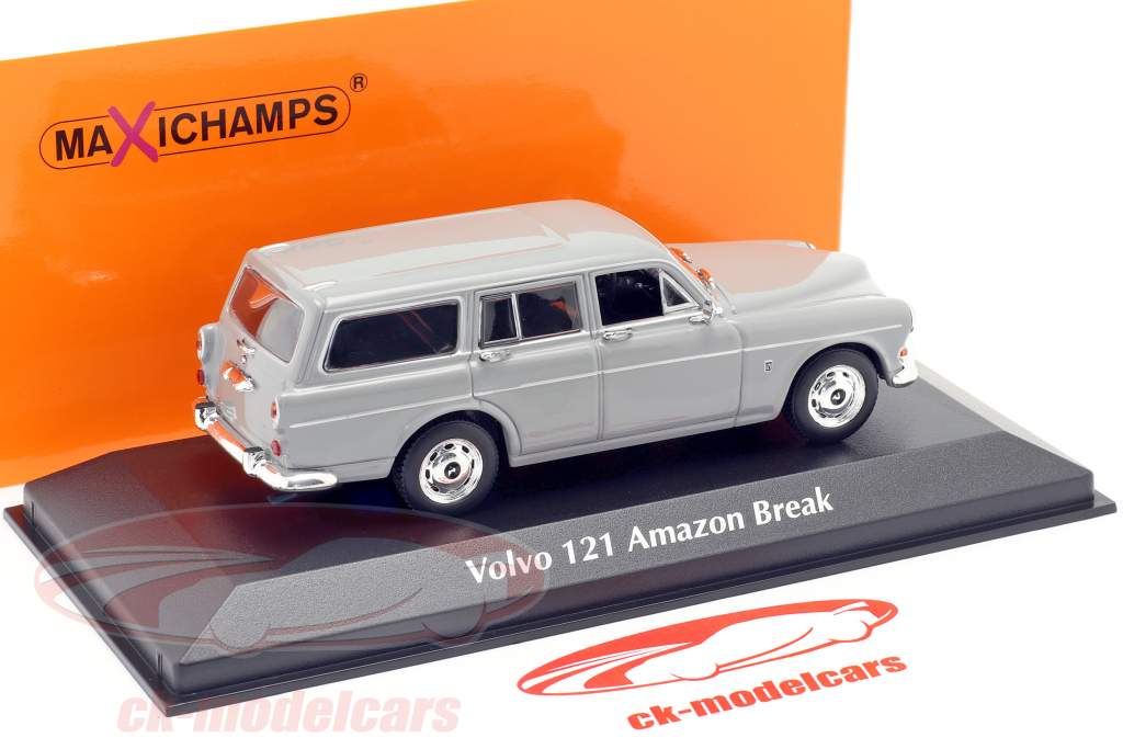 Volvo 121 Amazon Break ano 1966 cinzento 1:43 Minichamps