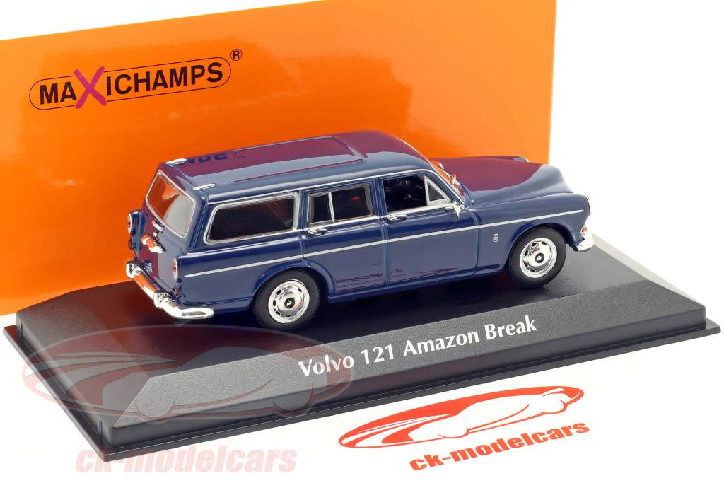 Volvo 121 Amazon Break 年 1966 闇 青い 1:43 Minichamps