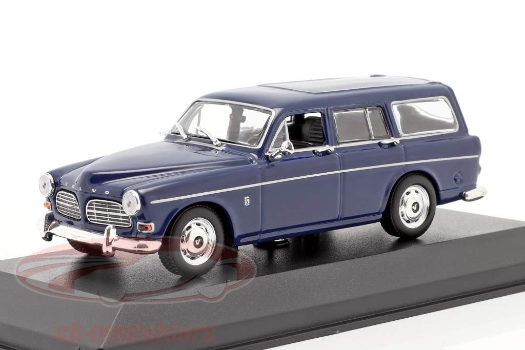 Volvo 121 Amazon Break 年 1966 闇 青い 1:43 Minichamps