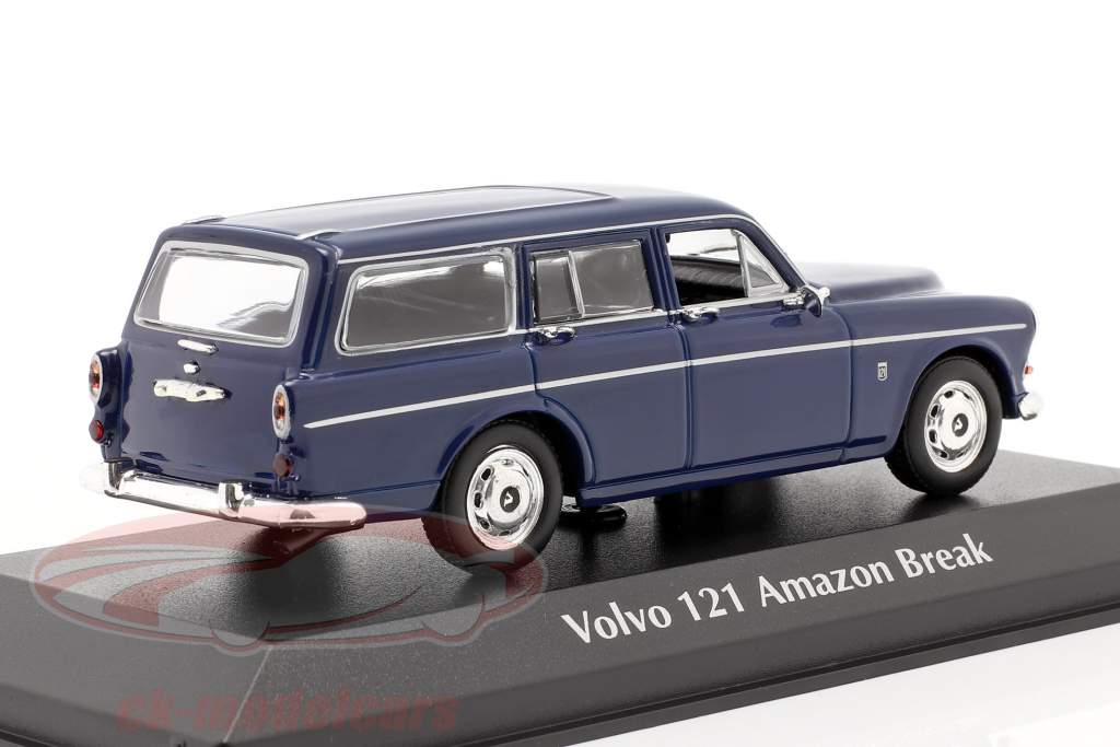 Volvo 121 Amazon Break 年 1966 闇 青い 1:43 Minichamps