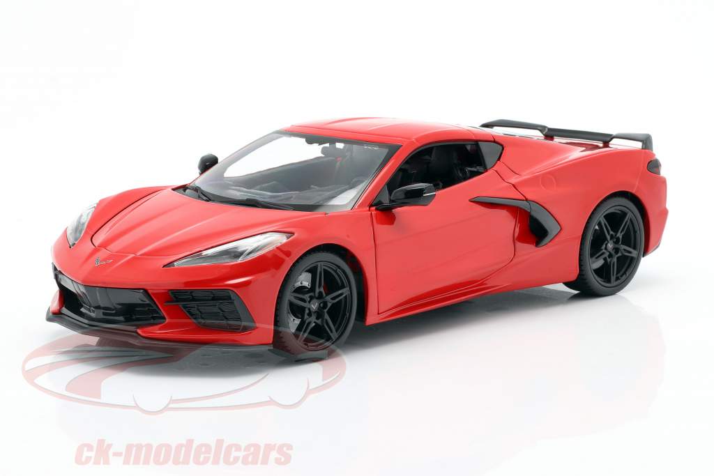 Chevrolet Corvette C8 Stingray Baujahr 2020 rot 1:18 Maisto