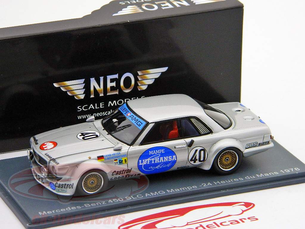 NEO Mercedes-Benz 450 SLC AMG ルマン24 1978 Neo 1:43 メルセデス·ベンツ450 SLC AMGジン＃40 24時間ルマン